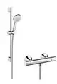 Hansgrohe-HG-Brausenkombi-Crometta-100-Vario-Ecostat-Univ-UCrometta-650mm-ws-chr-27030400 gallery number 1